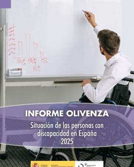 Portada Informe Olivenza 2025. Situación de las personas con discapacidad en España