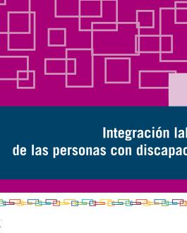 portada guia Integración laboral de las personas con discapacidad