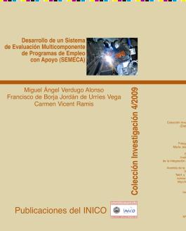 Portada Desarrollo de un sistema de evaluación multicomponente de programas de empleo con apoyo (SEMEcA)