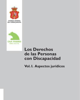 Portada Los derechos de las personas con discapacidad: Vol 1. Aspectos jurídicos