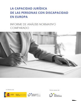 Portada a capacidad jurídica de las personas con discapacidad en Europa