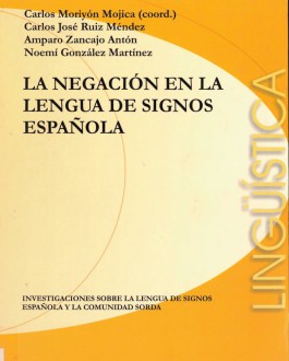 portada La negación en la lengua de signos española