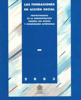 Portada Las fundaciones en acción social