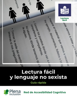 Cubierta Léctura fácil y lenguaje no sexista