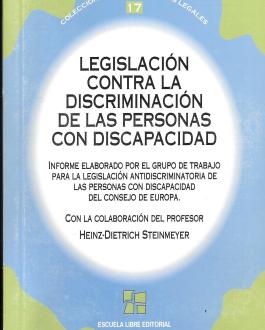 Portada Legislación contra la discriminación de las personas con discapacidad