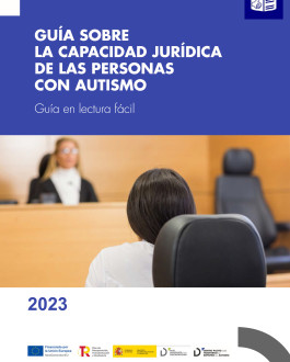 Cubierta Guía para apoyar la capacidad jurídica de las personas en el espectro del autismo (léctura fácil)
