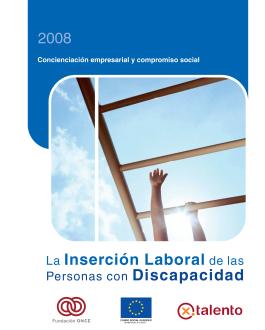 Portada La inserción laboral de las personas con discapacidad