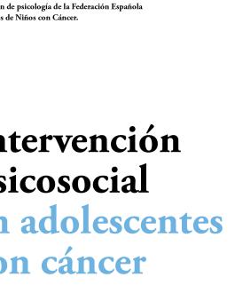 Portada Intervención psicosocial en adolescentes con cáncer