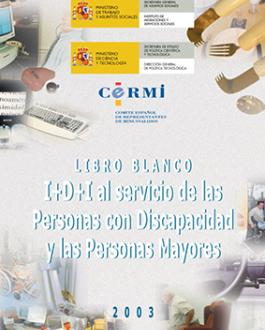 Cubierta Libro Blanco I+D+I al servicio de las Personas con Discapacidad y las Personas Mayores