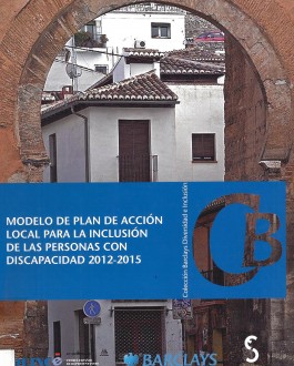 Portada del Libro Modelo de plan de acción local para la inclusión de las personas con discapacidad 2012-2015