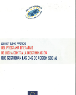 Cubierta Logros y buenas prácticas del programa operativo de lucha contra la discriminación que gestionan las ong de acción social