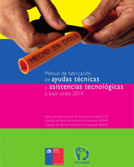 Portada Manual de fabricación de ayudas técnicas y asistencia tecnológica a bajo coste 2012