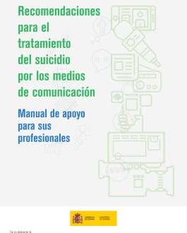 Cubierta Recomendaciones para el tratamiento del suicidio por los medios de comunicación