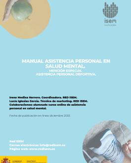 Portada Manual asistencia personal en Salud Mental. Mención especial asistencia personal deportiva