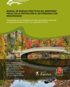 Portada Manual de buenas prácticas del ministerio fiscal en la protección a las personas con discapacidad