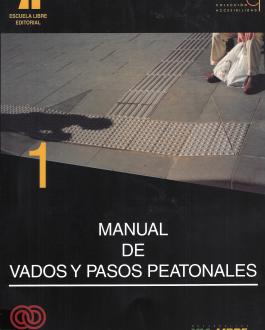 Portada del libro Manual de vados y pasos peatonales