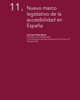 Portada Nuevo marco legislativo de la accesibilidad en España