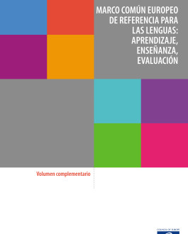 Cubierta Marco común europeo de referencia para las lenguas: aprendizaje, enseñanza, evaluación