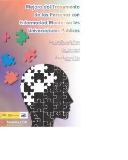 Portada del Libro Mejora del tratamiento de las personas con enfermedad mental en las universidades públicas