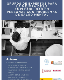 Portada Grupos de expertos para la mejora de la empleabilidad en personas con problemas de Salud Mental