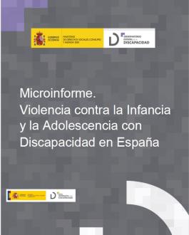Portada Microinforme. Violencia contra la infancia y la adolescencia con discapacidad en España