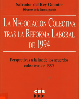 Portada La negociación colectiva tras la reforma laboral de 1994