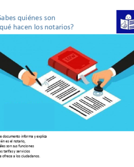 Cubierta ¿Sabes quiénes son y qué hacen los notarios?