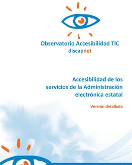 Portada Accesibilidad de los servicios de la administración electrónica estatal