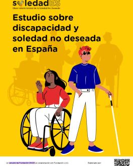 Portada Estudio sobre discapacidad y soledad no deseada en España