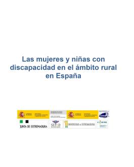 Portada Las mujeres y niñas con discapacidad en el ámbito rural en España