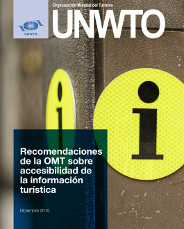 Portada informe Recomendaciones de la OMT sobre accesibilidad de la información turística (Diciembre 2015)