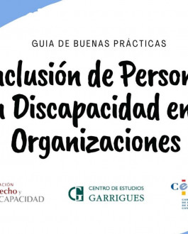 Portada Inclusión de personas con discapacidad en las organizaciones