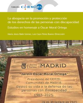Cubierta La abogacía en la promoción y protección de los derechos de las personas con discapacidad Estudios en homenaje a Óscar Moral Ortega