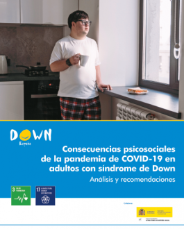 Cubierta Consecuencias psicosociales de la pandemia de COVID-19 en adultos con síndrome de Down. Análisis y recomendaciones