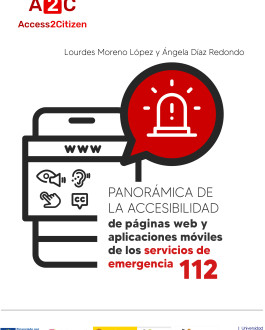 Cubierta Panorámica de la accesibilidad de páginas web y aplicaciones móviles de los servicios de emergencia 112