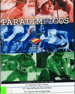 Cubierta Paralímpicos DVD (Programas 41-42-43-44)