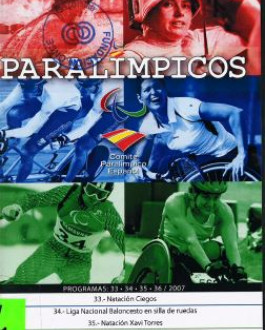 Cubierta Paralímpicos DVD (Programas 33-34-35-36)