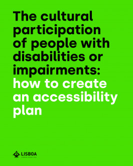 Portada The cultural participation of people with disabilities or impairments: how to create an accessibility plan