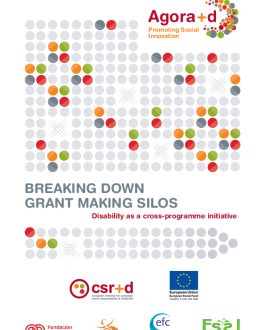 Portada Breaking down grant making silos Disability as a cross-programme initiative