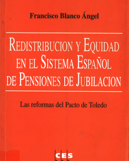 Portada Redistribución y equidad en el sistema español de pensiones de jubilación