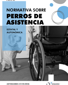 Portada Normativa sobre perros de asistencia. Estatal y autonómica