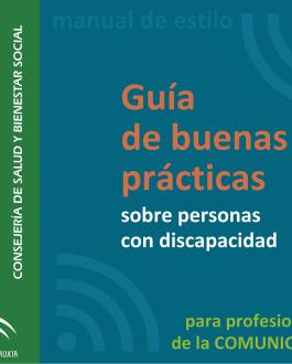 Portada Guía de buenas prácticas sobre personas con discapacidad para profesionales de la comunicación