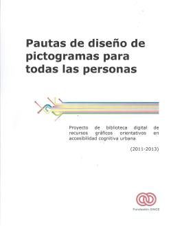 Portada del Libro Pautas de diseño de pictogramas para todas las personas