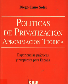 Portada Políticas de privatización, aproximación teórica