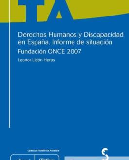 Portada del Libro Derechos humanos y discapacidad en España: informe de situación