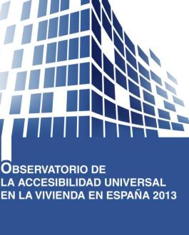 Portada DVD Observatorio de la accesibilidad universal en la vivienda en España 2013