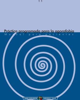Portada del Libro Práctica programada para la Agarafobia. Manual para pacientes