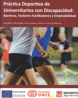 Portada del Libro Práctica deportiva de universitarios con discapacidad: berreras, factores facilitadores y empleabilidad