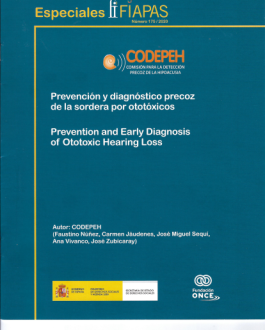 Portada Prevención y diagnóstico precoz de la sordera por ototóxicos