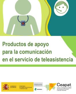 Portada Productos de apoyo para la comunicación en el servicio de teleasistencia